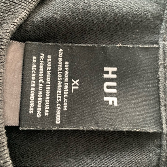 Black HUF t-shirt size XL - Picture 4 of 4